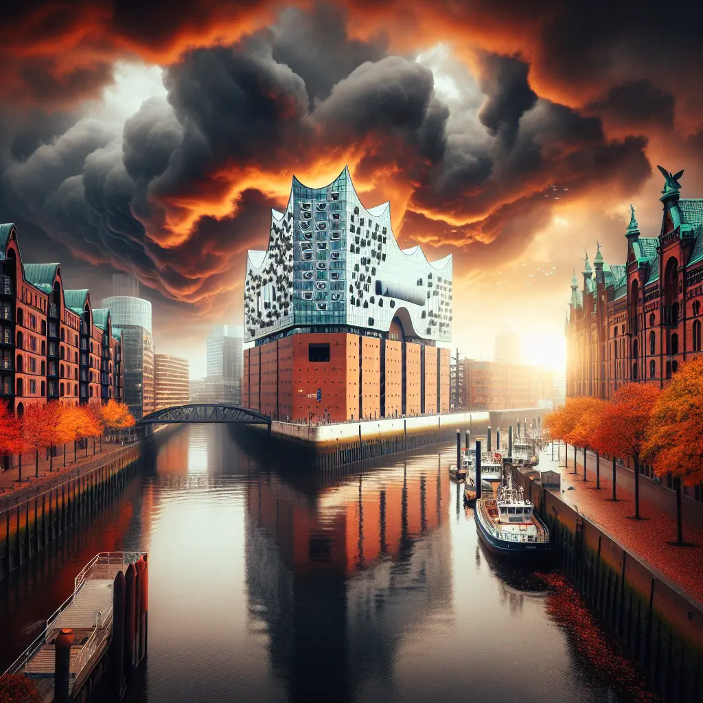 Hvordan er vejret i Hamburg i uge 42?