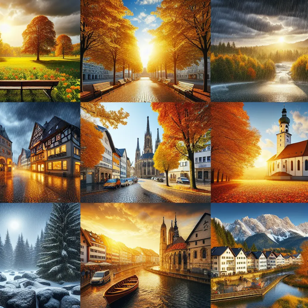 Hvordan er vejret i Tyskland i uge 42?